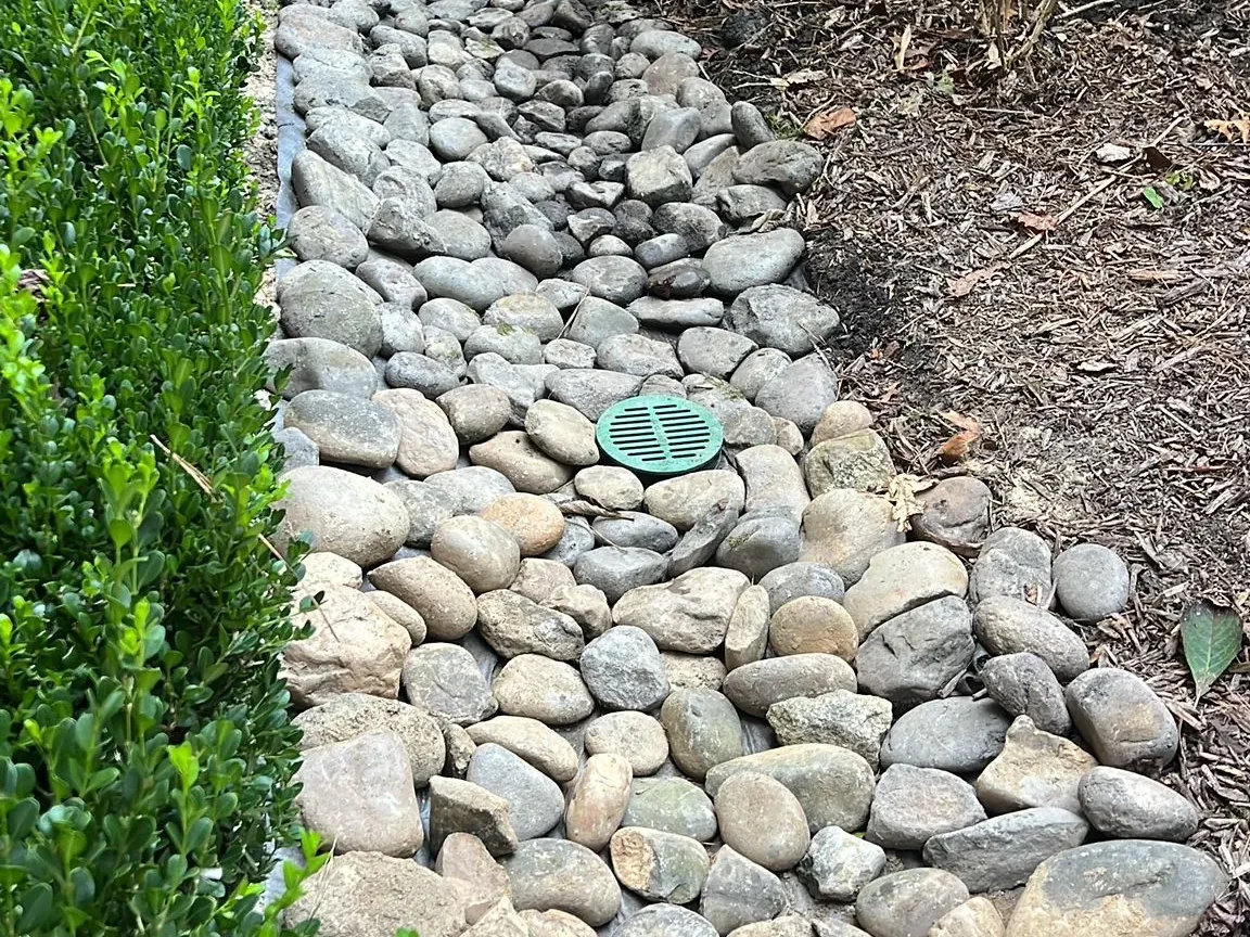 Stormwater control and yard erosion mitigation system in Atlanta